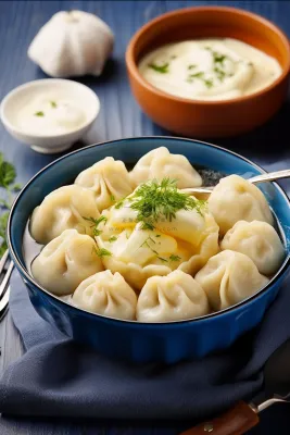 包子汤包小笼包早餐美食摄影图