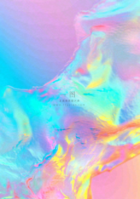 彩色奇幻光影效果质感背景