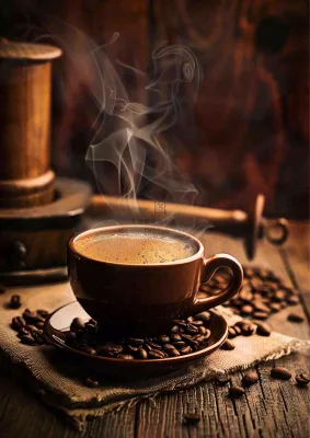 饮品咖啡饮料摄影图