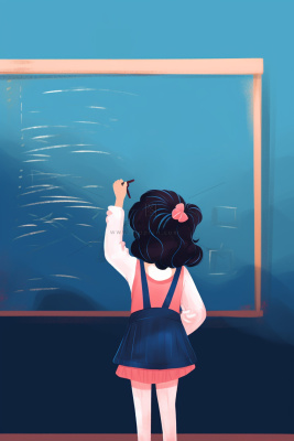 课室学习黑板儿童粉笔写字背景 课室学习黑板儿童粉笔写字背景