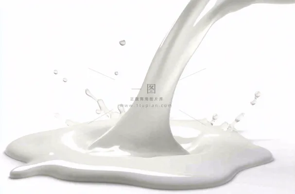白色的牛奶飞溅摄影图
