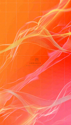 红色渐变条纹波浪纹理背景