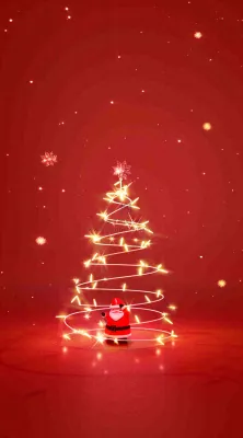 圣诞节卡通插画背景 圣诞节卡通插画背景