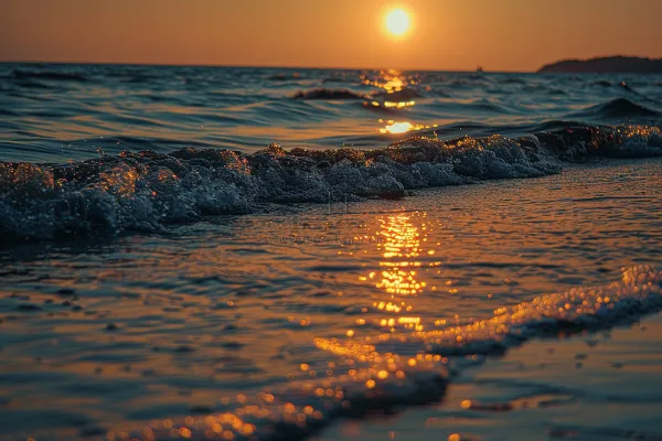 清晨日出朝霞云层摄影图