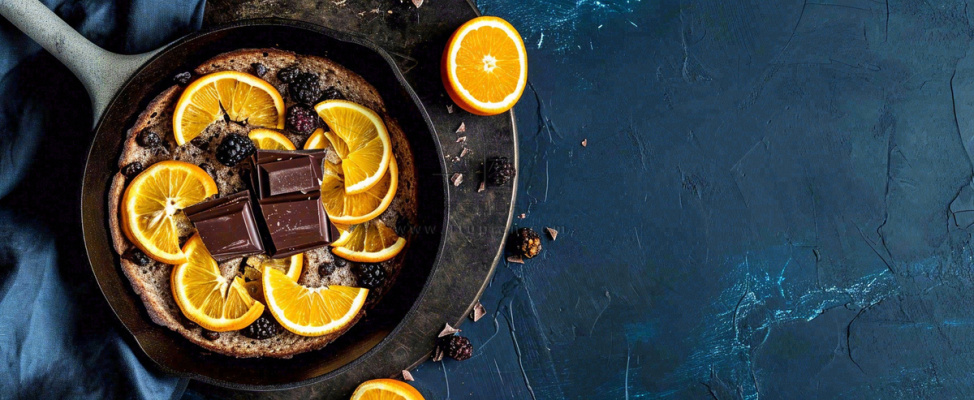 美食简约烤饼蛋糕,巧克力水果橙子摄影图 美食简约烤饼蛋糕,巧克力水果橙子摄影图