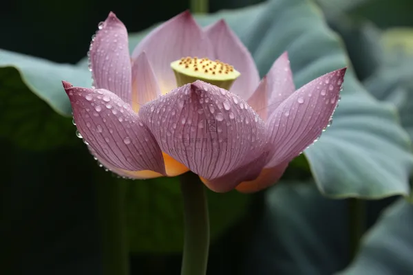 绿色简约节气清新意境背景