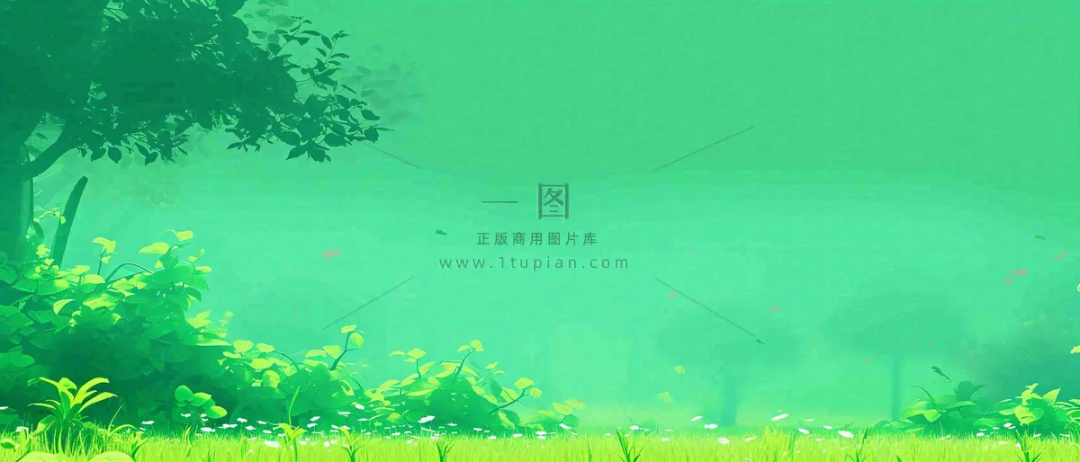 春天河面湖面花草意境古风，春分谷雨