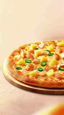 西餐美食披萨摄影图 背景