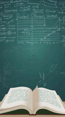 黑板书写粉笔知识阅读创意世界读书日插画背景 黑板书写粉笔知识阅读创意世界读书日插画背景