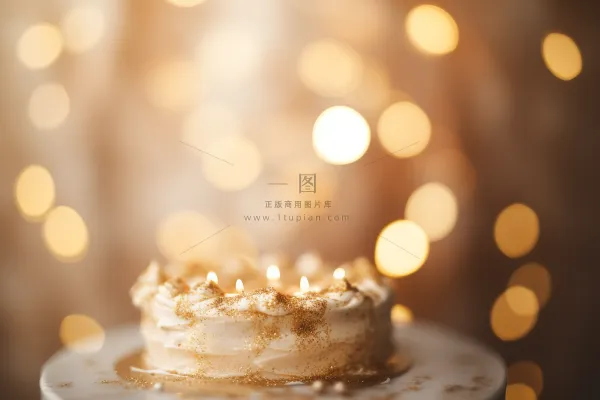 蛋糕生日甜点光圈光影氛围摄影图 蛋糕生日甜点光圈光影氛围摄影图