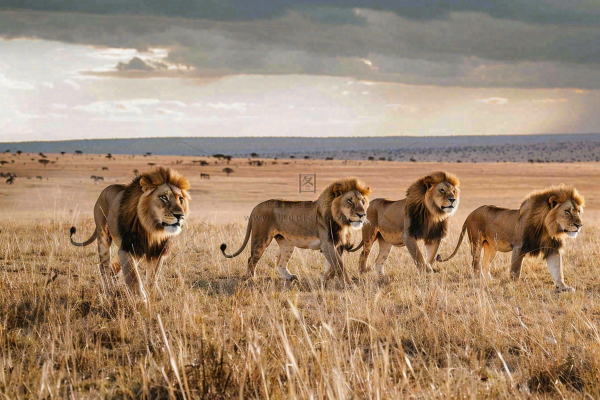 狮子动物非洲草原保护动物摄影图