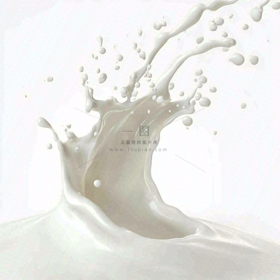 白色的牛奶飞溅摄影图