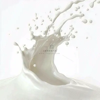 白色的牛奶飞溅摄影图