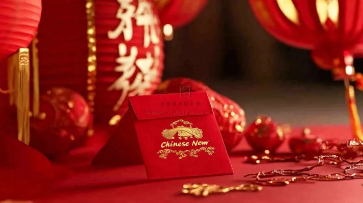 年货节促销电商背景