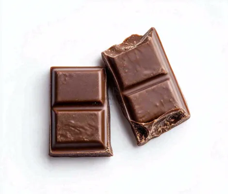 黑巧巧克力美味美食摄影图