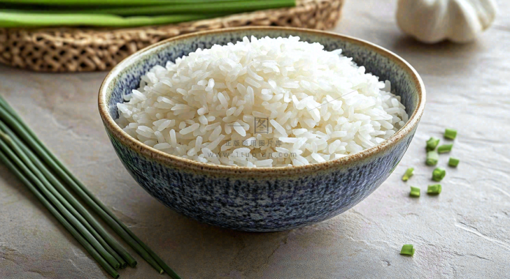 白米饭主食粮食食物摄影图