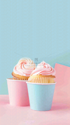 面包蛋糕甜点美食摄影图