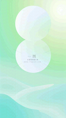 清新渐变背景前的彩色圆球,时尚 清新渐变背景前的彩色圆球,时尚