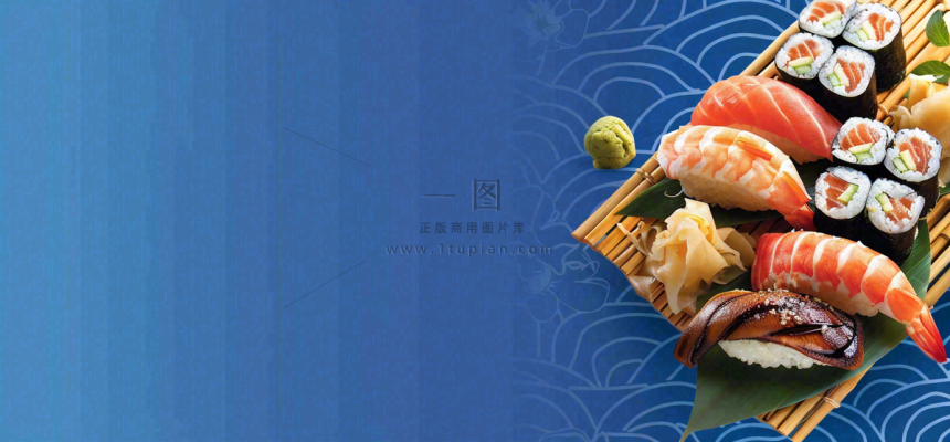 日韩料理美食摄影图背景
