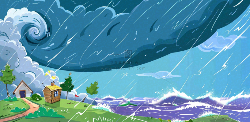 台风预警天气自然灾害