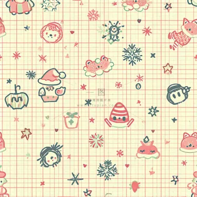 格子可爱图案纹理背景,布料 格子可爱图案纹理背景,布料