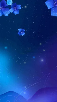 蓝紫色渐变星空科幻简约背景 蓝紫色渐变星空科幻简约背景