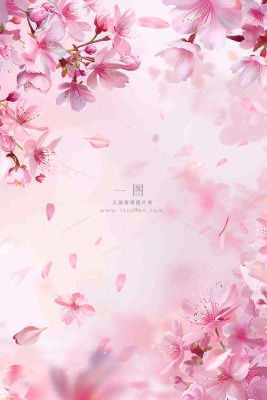 粉色樱花桃花花瓣飘落唯美浪漫春天春分情人七夕背景 粉色樱花桃花花瓣飘落唯美浪漫春天春分情人七夕背景