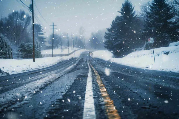 暴雪预警通知公告背景