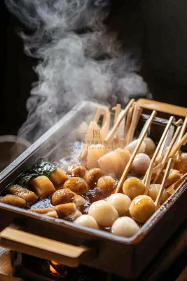 美味关东煮清汤麻辣烫美食摄影图