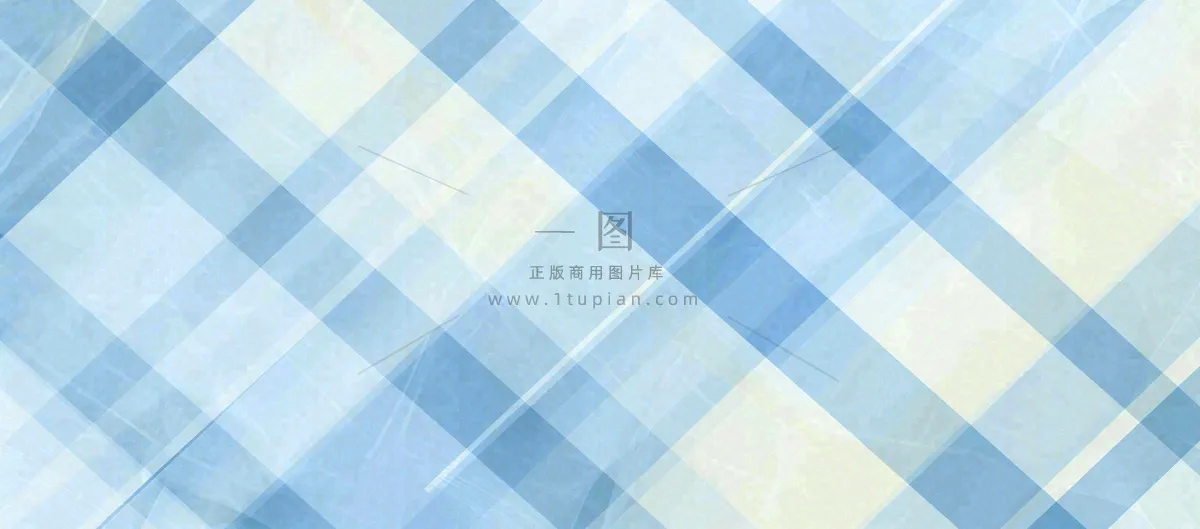 蓝色清新网格条纹，布料材质