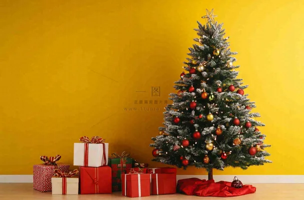 圣诞节室内装饰节日氛围摄影图 圣诞节室内装饰节日氛围摄影图