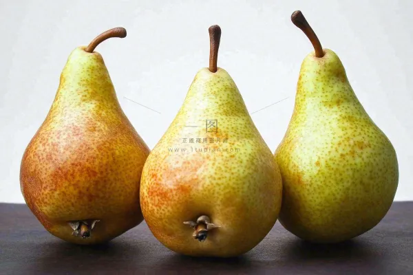 新鲜水果梨子摄影图