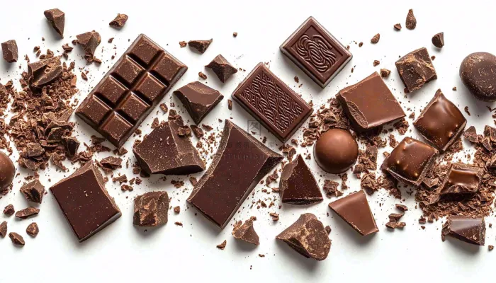 黑巧巧克力美味美食摄影图 黑巧巧克力美味美食摄影图