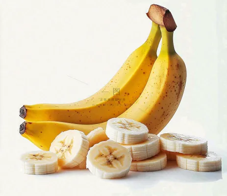黄香蕉水果成熟摄影图