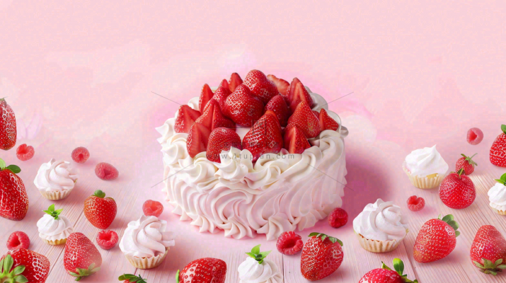 面包蛋糕甜点美食摄影图