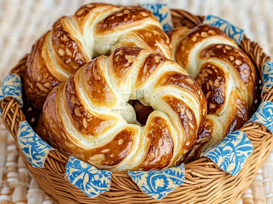 烘焙面包美食摄影图