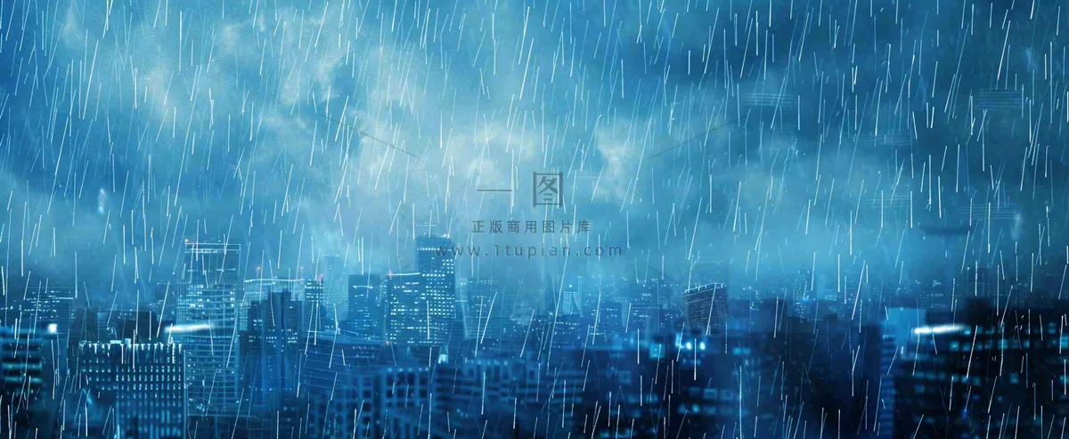 暴雨预警暴雪预警通知公告背景