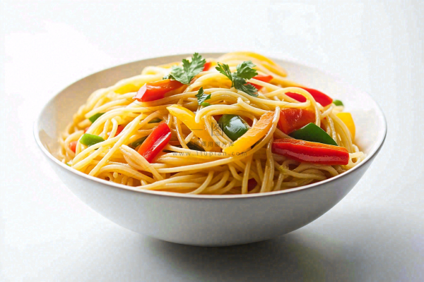 意大利面番茄芝士面西餐美食摄影图