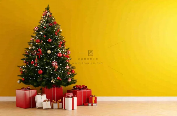 圣诞节室内装饰节日氛围摄影图 圣诞节室内装饰节日氛围摄影图