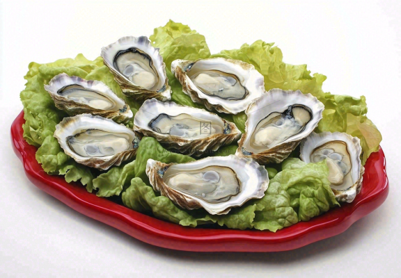 新鲜生蚝宵夜食物海鲜摄影图