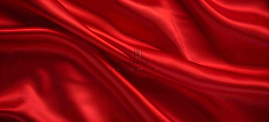 深红色丝绸纹理背景