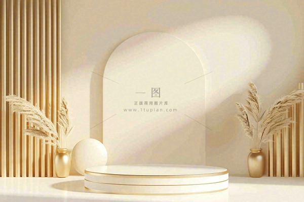 电商促销简约立体几何海报背景电商C4D展台背景 电商促销简约立体几何海报背景电商C4D展台背景