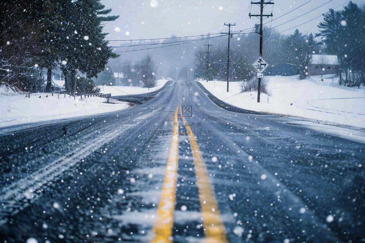 暴雪预警通知公告背景