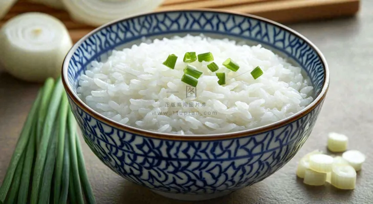 白米饭主食粮食食物摄影图