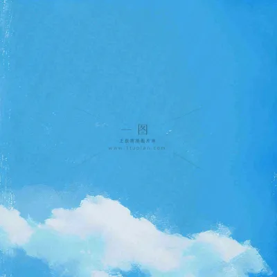 蓝天白云清新自然天空摄影图