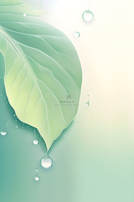 简约清新渐变黄绿色树叶纹理背景 简约清新渐变黄绿色树叶纹理背景