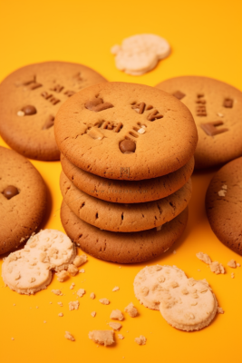 曲奇饼饼干酥脆下午茶美味零食美食摄影图