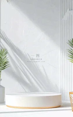 美妆护肤3d展台清新背景 美妆护肤3d展台清新背景