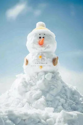 冬天雪地里的雪人可爱唯美立冬冬至小雪大雪摄影图 冬天雪地里的雪人可爱唯美立冬冬至小雪大雪摄影图