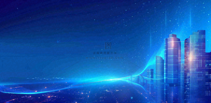 地产楼盘城市剪影背景